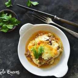 Low Carb Lasagna with Easy Meat Sauce and Cabbage Noodles