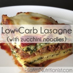 Low Carb Lasagne with Zucchini Noodles