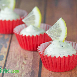 Low Carb Lemon and Poppy Seed Fat Bomb Cups