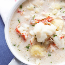 Low Carb Lobster Chowder - Gluten and Dairy Free