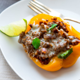low carb mexican stuffed peppers