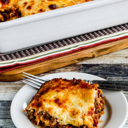 Low-Carb No-Noodle Lasagna with Sausage and Basil (Video)