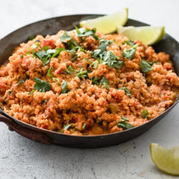 Low-Carb One-Pot Mexican Cauliflower Rice