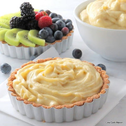 Low Carb Pastry Cream With Coconut Milk (sugar free. dairy free)