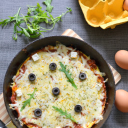 Low carb Pizza frittata