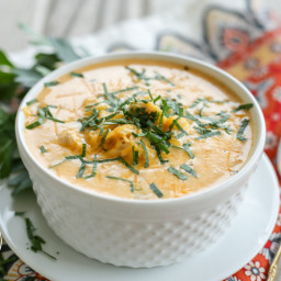 Low-Carb {Pressure Cooker} Buffalo Chicken Soup