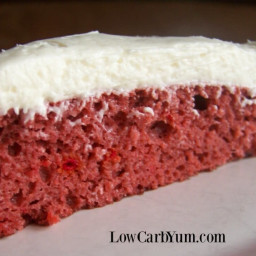 Low Carb Red Velvet Cake Recipe