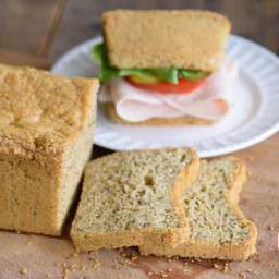 Low Carb Rosemary Sandwich Bread Recipe