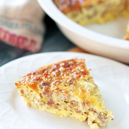 Low Carb Sausage and Egg Breakfast Casserole