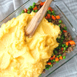 Low Carb Shepherd's Pie with Mashed Rutabaga