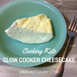 Low Carb Slow Cooker Cheesecake