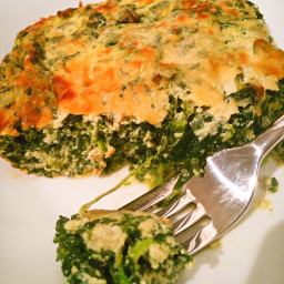 low carb spinach and ricotta bake