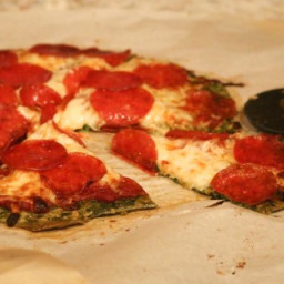 Low Carb Spinach Pizza Crust Recipe