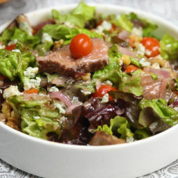 Low-Carb Steak Salad With Dijon Vinaigrette Recipe by Tasty