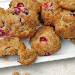 Low-Carb Sugar-Free Cranberry Walnut Cookies