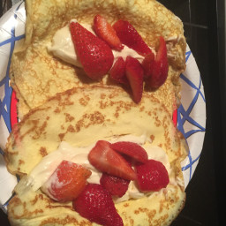 Low Carb Sweet Cream Cheese Crepes