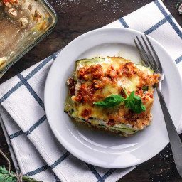 Low Carb Zucchini Lasagna with Chicken