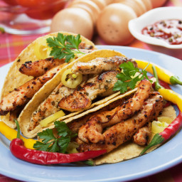 Low-fat Citrus-Marinated Chicken Tacos (8 Pts)
