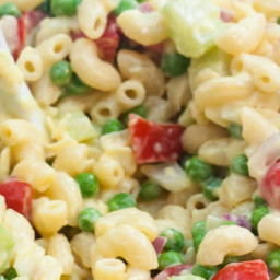 Low Fat Pasta Salad with Vegetables
