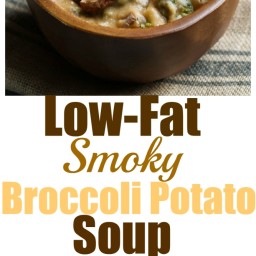 Low-Fat Smoky Broccoli Potato Soup