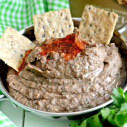Low Fat Spicy Black Bean Hummus Without Tahini