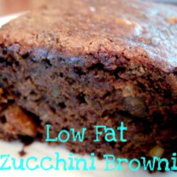 Low Fat Zucchini Brownies