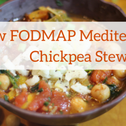 Low FODMAP Mediterrean Chickpea Stew