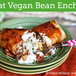Low Free Vegan Bean Enchilada Recipe
