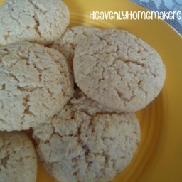 {Low Sugar} Lemon Melt-Away Cookies