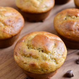 Low Syn Banana Chocolate Chip Muffins