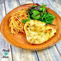 Low Syn Chicken Milanese with Spaghetti Pomodoro