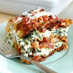 lowfat vegetable lasagna