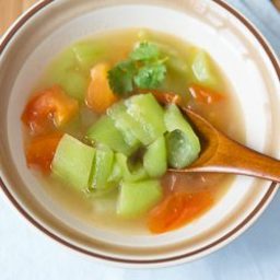 Luffa Tomato Soup Recipe