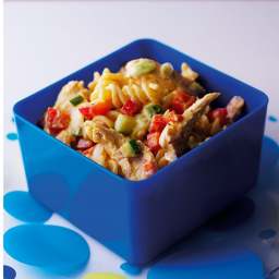 Lunchbox chicken curry pasta