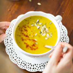 Luxurious 7-Vegetable and Cheese Soup