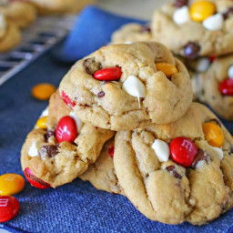 M and M Chocolate Chip Cookies