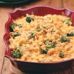Mac And Cheddar Cheese With Chicken And Broccoli