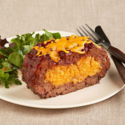 Mac and Cheese Stuffed Meatloaf