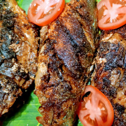 Mackerel fish (bangda) tawa fry recipe