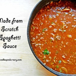 Made from Scratch Spaghetti Sauce
