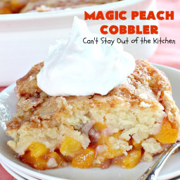 Magic Peach Cobbler