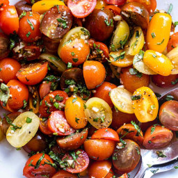 Make a Balsamic Tomato Salad in Under 10 Minutes