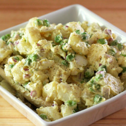 Make a Potato Salad With Peas and Hard Cooked Eggs