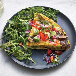 Make a Vegetable and Goat Cheese Frittata in 25 Minutes