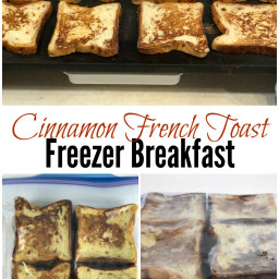 Make Ahead Cinnamon Freezer French Toast