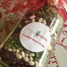 Make-Ahead Gifts From the Kitchen {Confetti Bean Soup}