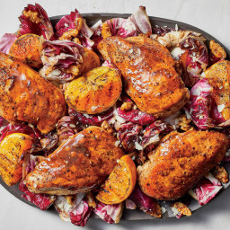 Make Balsamic Chicken With Oranges and Radicchio in 20 Minutes