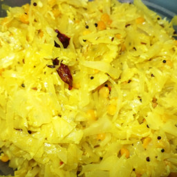 Make Cabbage Curry in Andhra Style