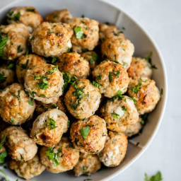 Make Moist and Tasty Turkey Meatballs and Parmesan Cheese