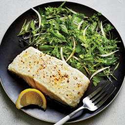 Make Perfectly Roasted Halibut With Herb Salad in 40 Minutes